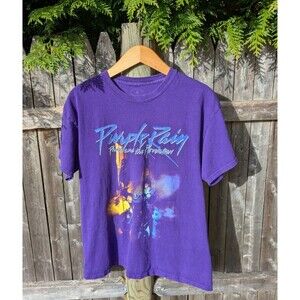 Purple Rain Official Prince & The Revolution Mens L T Shirt Short‎ Sleeves EUC